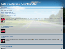 Tablet Screenshot of justoysustentable.org